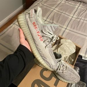 Yeezy 350 blue tint